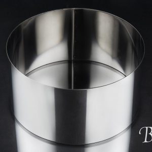 Форма для выпечки круглая, ВЕНТСАР, Кольцо цельное, без дна, 140х95 мм