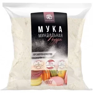 Миндальная мука (пудра), Экстра, 500гр Миндальная мука (пудра), Экстра, 500гр