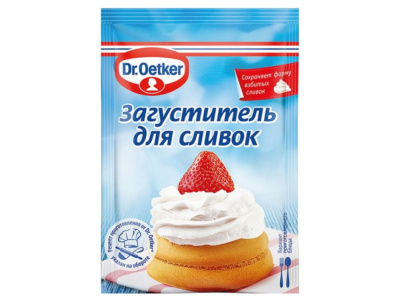 Загуститель для сливок, Dr.Oetker, 10гр Загуститель для сливок, Dr.Oetker, 10гр