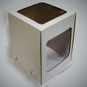 Коробка для торта-2 окна, 280*280*300мм Коробка для торта-2 окна, 280*280*300мм