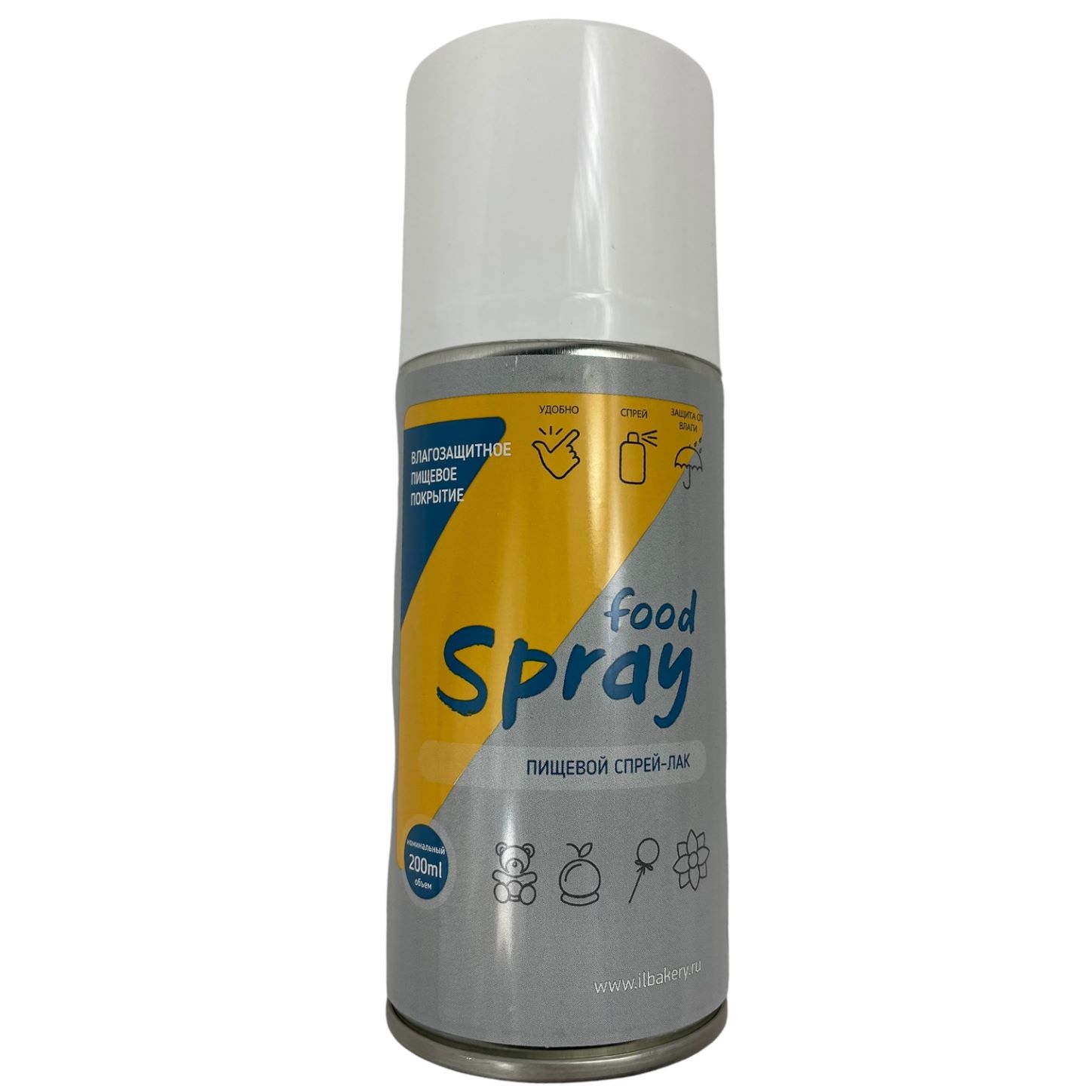 Пищевой спрей-лак food Spray, ILbakery, 200мл Пищевой спрей-лак food Spray, ILbakery, 200мл